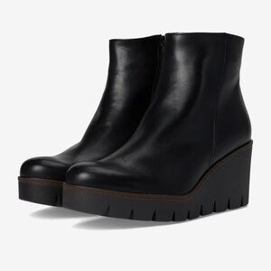 New Black Nordstrom Gabor wedge boots booties 7 8 $249
